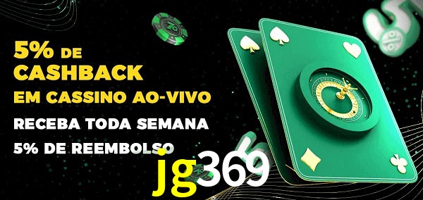 Promoções do cassino ao Vivo jg369
